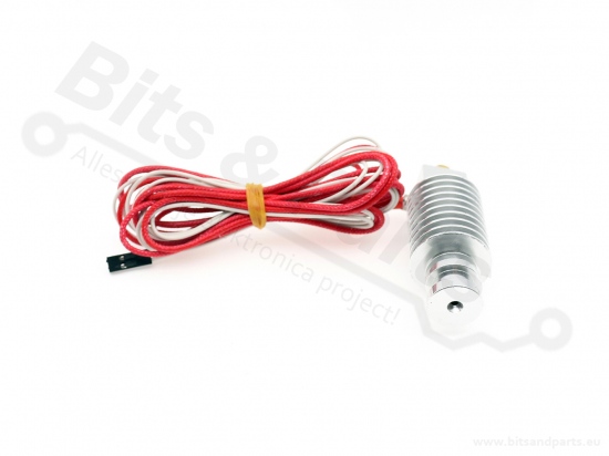Hotend E3D V5 J-head short/direct aluminium 1,75mm/0,4mm 12V/40W